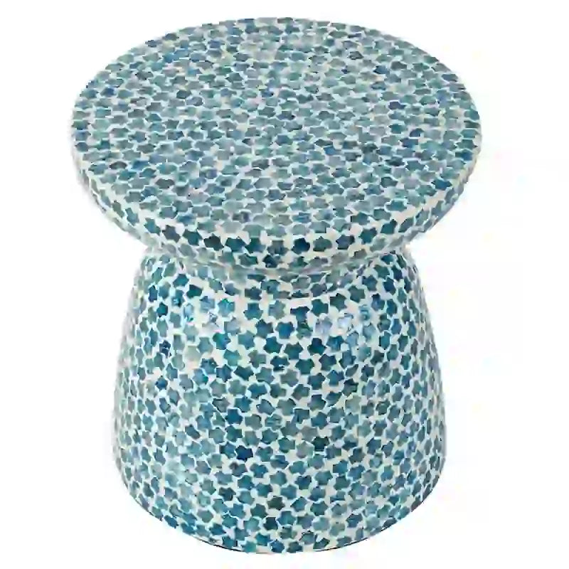 Sgabello da giardino Capiz D15x16 Tavolino piccolo
