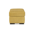 Set di mobili imbottiti per soggiorno da 4 pezzi - Divano, divanetto, poltrona e pouf, poliestere effetto velluto