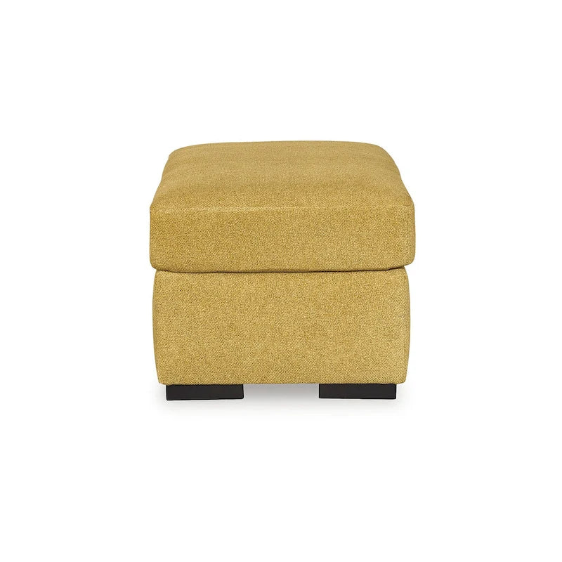 Set di mobili imbottiti per soggiorno da 4 pezzi - Divano, divanetto, poltrona e pouf, poliestere effetto velluto