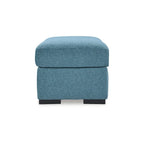 Set di mobili imbottiti per soggiorno da 4 pezzi - Divano, divanetto, poltrona e pouf, poliestere effetto velluto