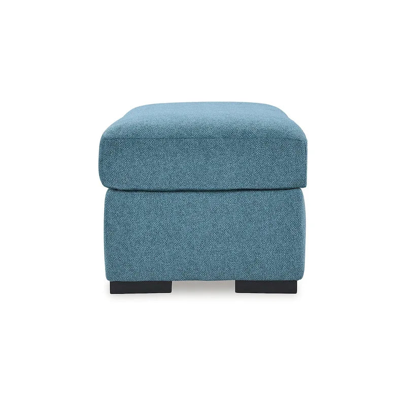 Set di mobili imbottiti per soggiorno da 4 pezzi - Divano, divanetto, poltrona e pouf, poliestere effetto velluto