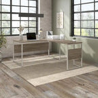 Hybrid 60W x 30D L Shaped Table Desk by 