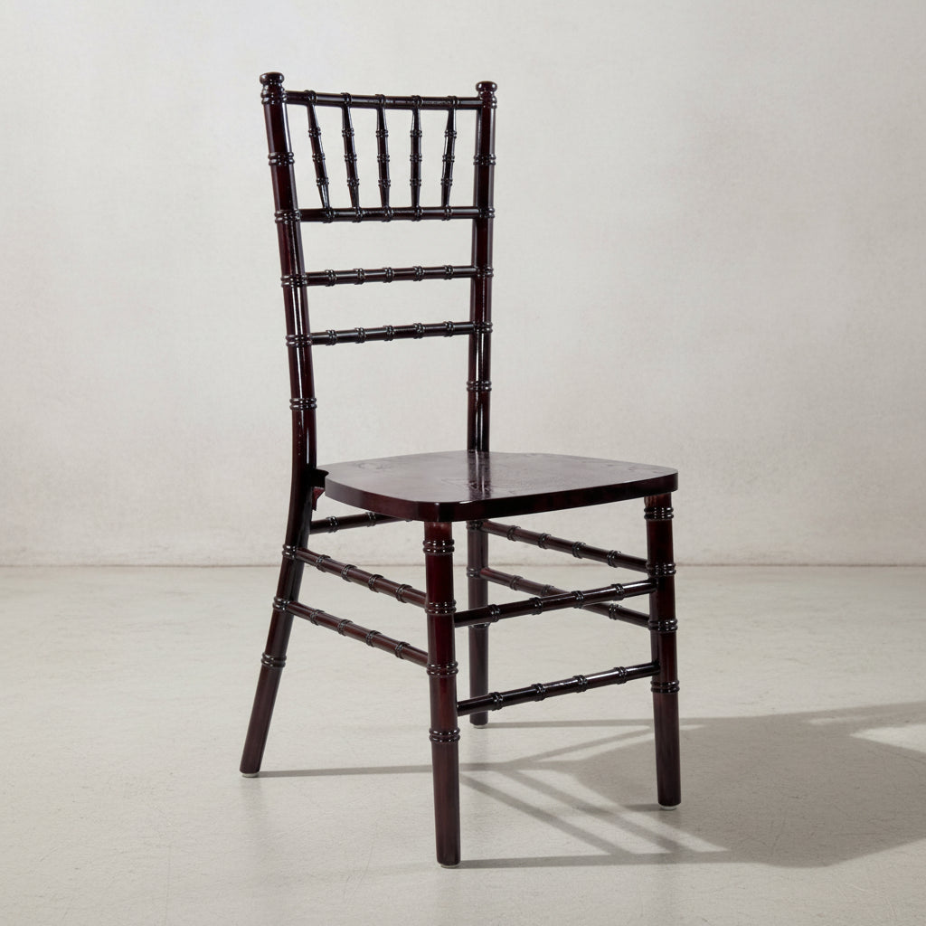Wood Chiavari Chair - 18D x 15.75W x 36H