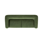 Divano imbottito Sherpa da 229 cm, Bouclé oversize, gambe in rovere naturale