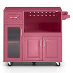 Carrello da cucina multifunzione con portasciugamani, ampio spazio di archiviazione