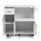 Carrello da cucina multifunzione con portasciugamani, ampio spazio di archiviazione
