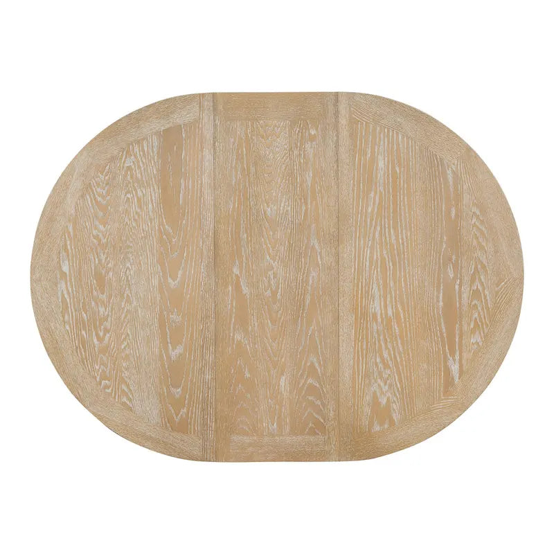 Set da pranzo 5 pezzi con tavolo rotondo allungabile e 4 sedie imbottite, Set da pranzo stile rustico