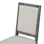 Set da pranzo 5 pezzi con tavolo rotondo allungabile e 4 sedie imbottite, Set da pranzo stile rustico