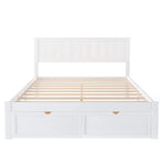Letto a piattaforma moderno con cassetto sottoletto