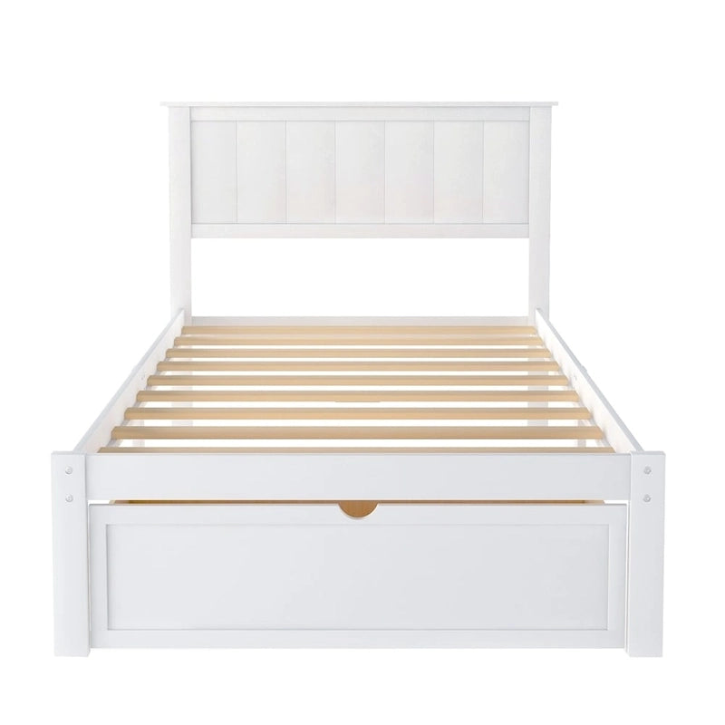 Letto a piattaforma moderno con cassetto sottoletto