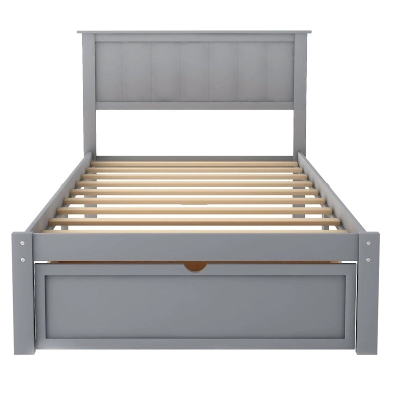 Letto a piattaforma moderno con cassetto sottoletto