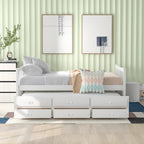 Divano letto full size con letto estraibile singolo