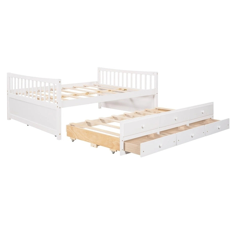 Divano letto full size con letto estraibile singolo