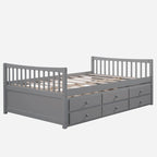 Divano letto full size con letto estraibile singolo