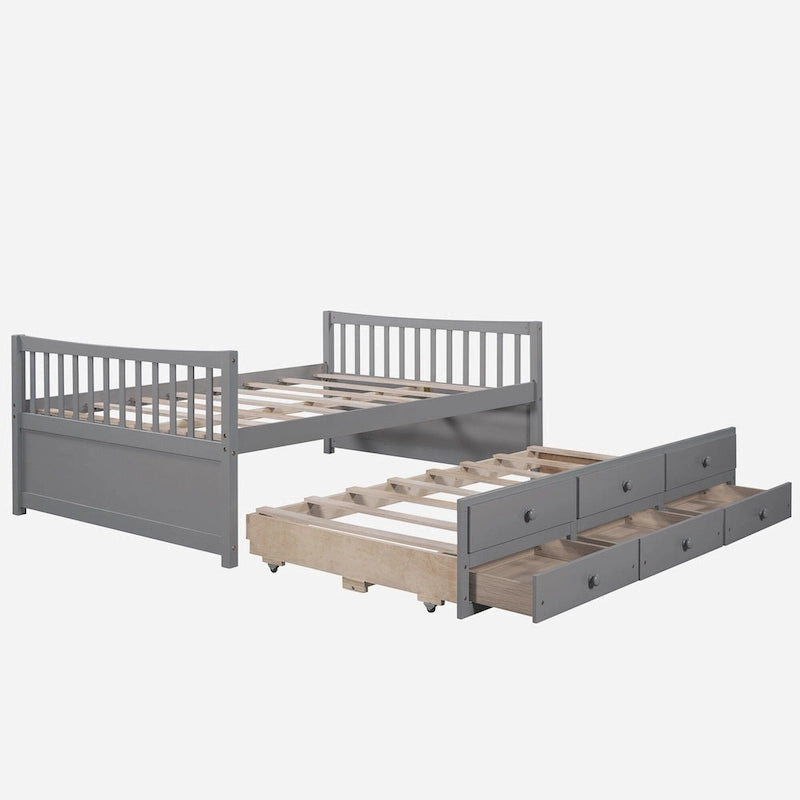 Divano letto full size con letto estraibile singolo