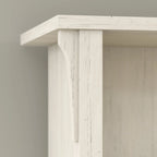 Suite ufficio Salinas con scrivania a L da 60W in bianco antico