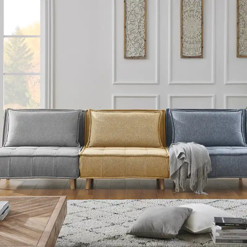  Modern Modular Convertible Sofa Chair