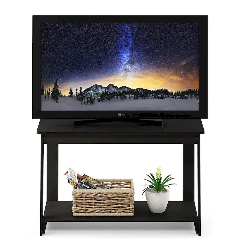 Mobile TV contemporaneo con ripiano inferiore, adatto per TV fino a 37 pollici