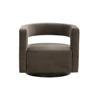 Poltrona girevole d'accento, completamente assemblata, con schienale a intaglio - 31.1L x 28.4P x 26.8A