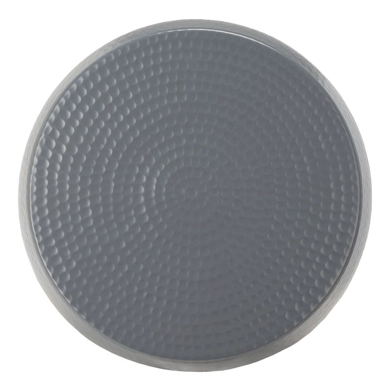 Tavolino Helaine Silver Round - 15 L x 15 P x 16 H - 15Lx15Px16H