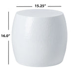 Tavolino Helaine Silver Round - 15 L x 15 P x 16 H - 15Lx15Px16H