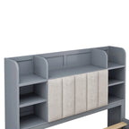 Letto Matrimoniale Multifunzionale con 4 Cassetti Contenitori Portatili Sotto al Letto