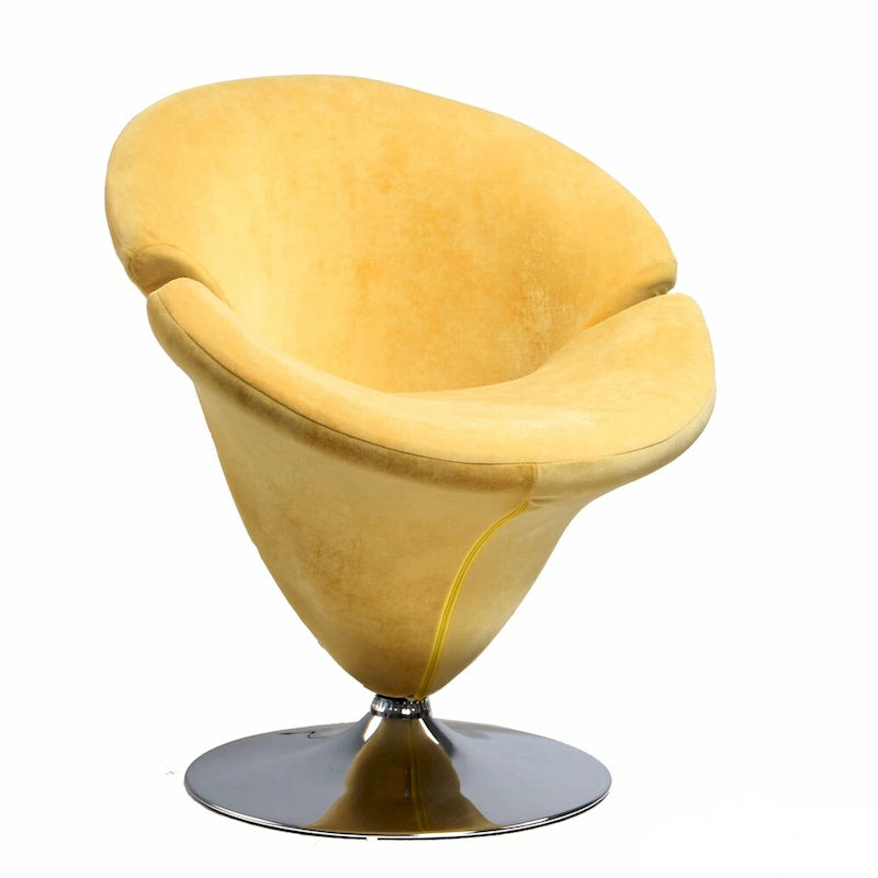 Sedia relax Tulip in microfibra