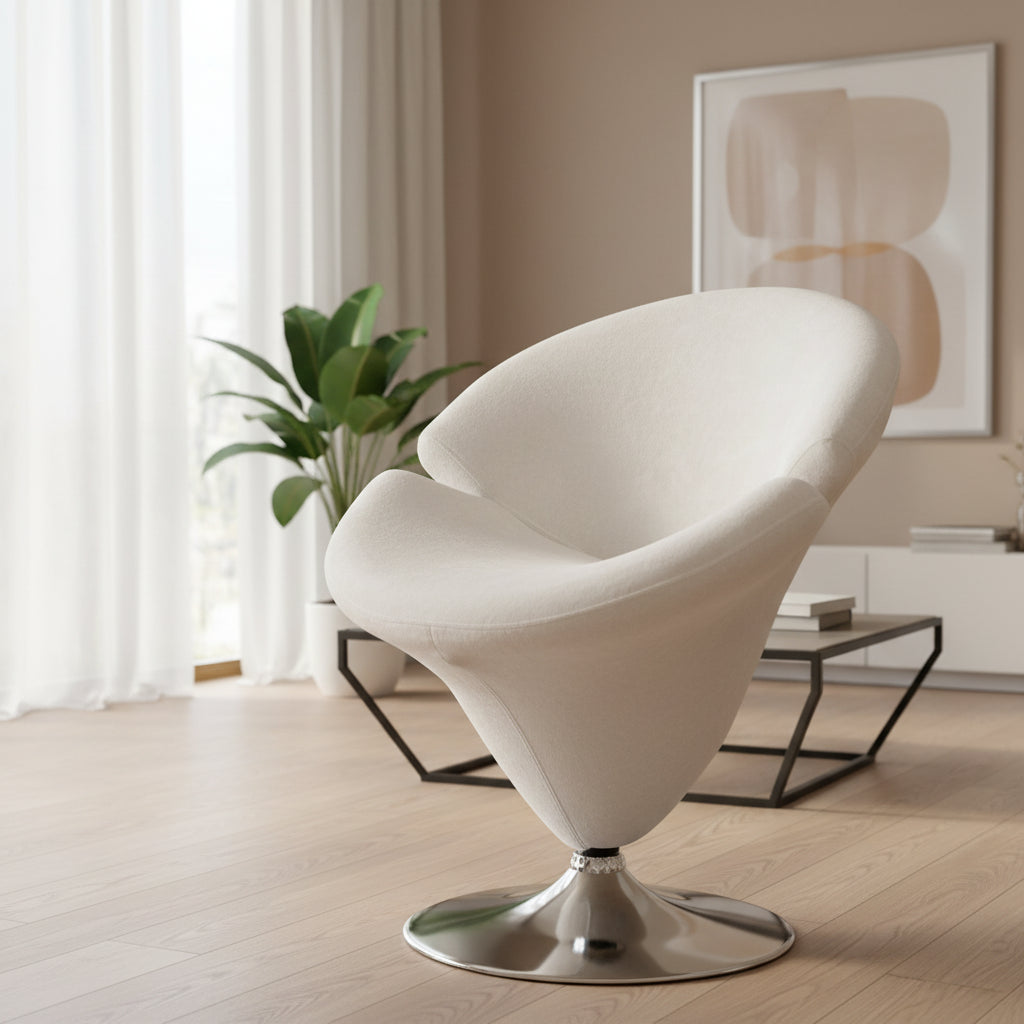 Sedia relax Tulip in microfibra