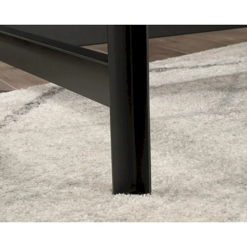 Scrivania a L con 3 cassetti e cassetto portadocumenti, finitura Rovere Barrique