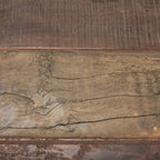 Tavolino da salotto in legno marrone recuperato - 25,8L x 25,8P x 26,0A