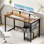 Scrivania per computer con cassetti