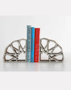 Serre-livres Arabesque en noyer