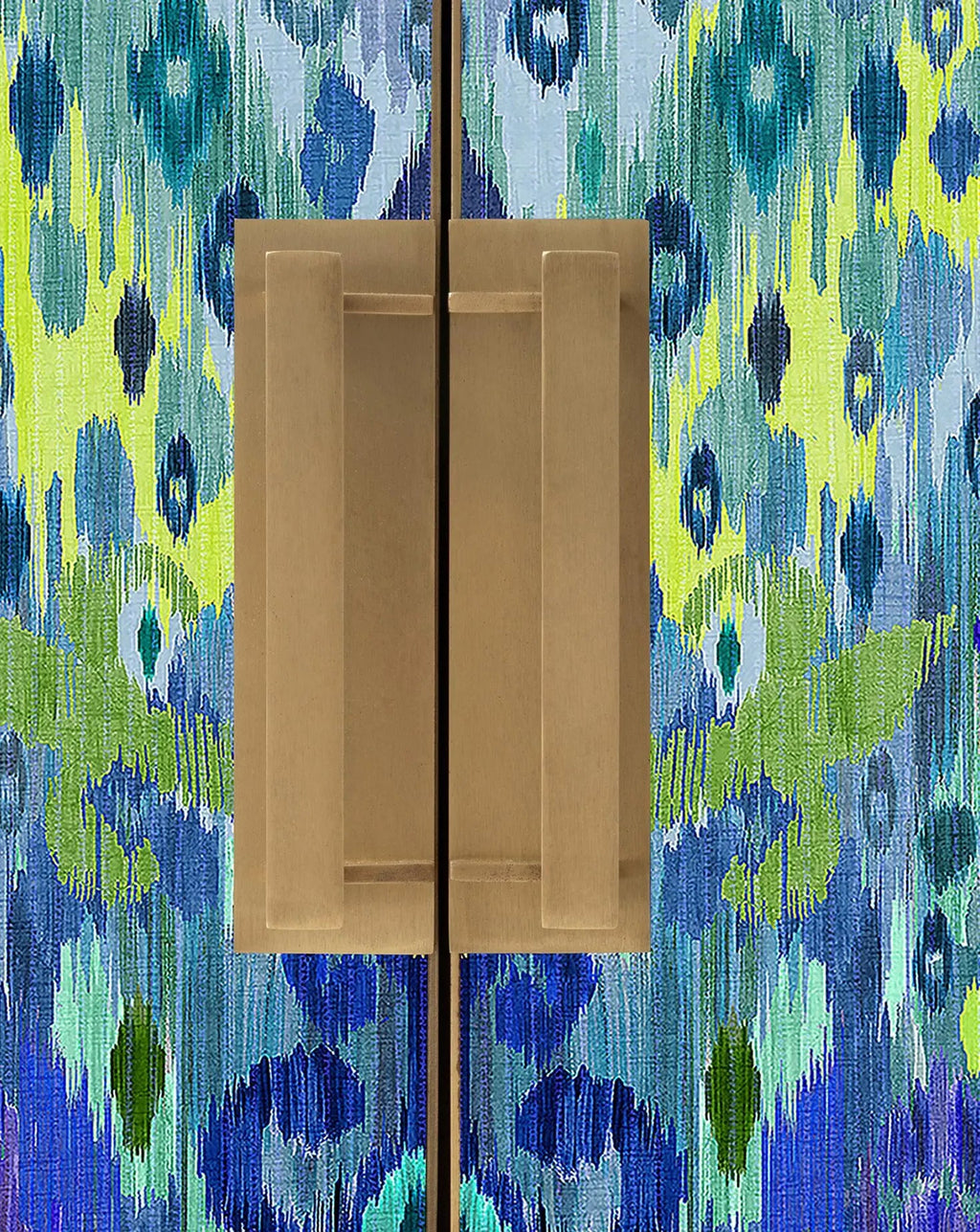 Armoire Matthew Williamson Blake Ikat Animal Bleu