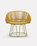 Fauteuil lounge jaune