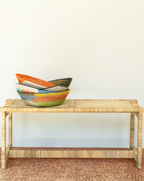 Banc en rotin Cynthia Ferguson