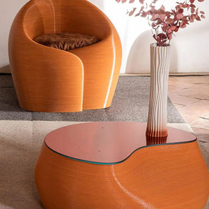 Les meubles d'appoint créent une ambiance chaleureuse.