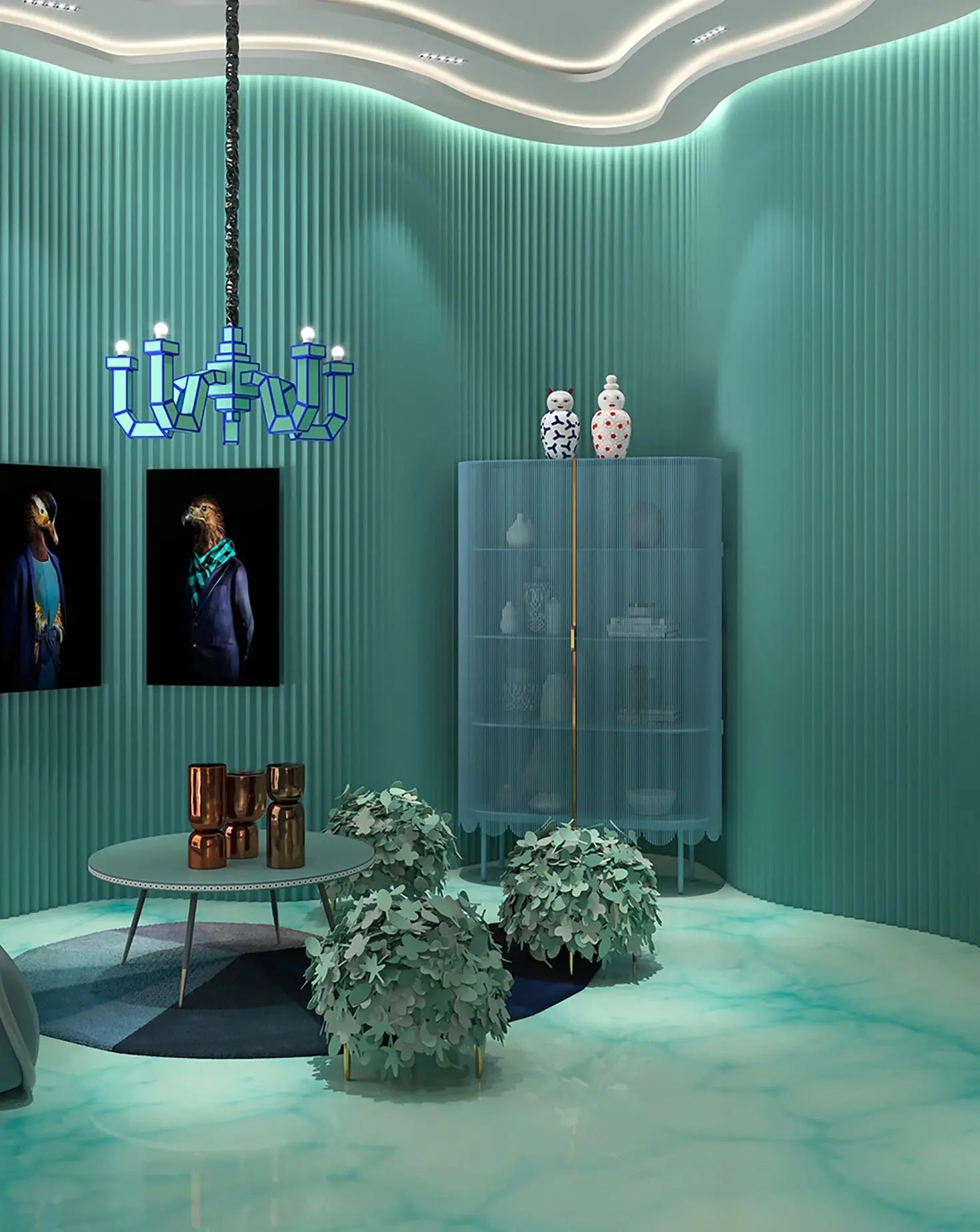 Cabinet bleu