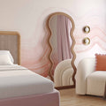 Miroir sur pied Rhodes 70 en velours