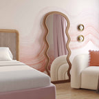 Miroir sur pied Rhodes 70 en velours